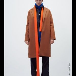 Zara Lapel Coat